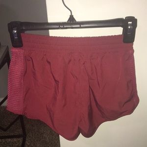 Maroon Running Shorts